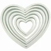 PME Uitstekerset Hart set/6