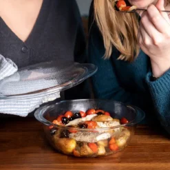Pyrex 4-in-1 Ovenschalen met Deksel (1L/1,6L/2,3L) Set/3