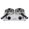 Sauzenwarmer 2-pans 2x700ml.