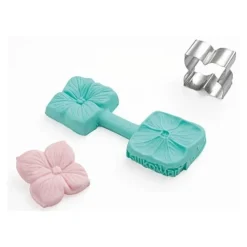 Silikomart Mold en Steker Bloem #4 - Ø27mm (Veiner)
