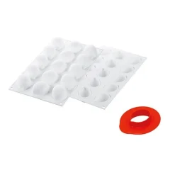 Silikomart Siliconen Bakvorm Limoen (15x) 5,5cm +cutter