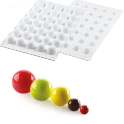 Silikomart Siliconen Bakvorm Bolletjes (35x) Ø2,2x1,9cm