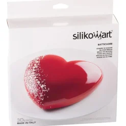 Silikomart Siliconen Bakvorm Batticuore Hart 20,5x19,8cm