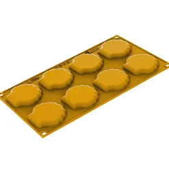 Silikomart Siliconen Vorm Schelp (8x) 7,2x6,5x0,9cm