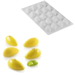 Silikomart Siliconen Vorm Quenelle (20) 44x21x20mm