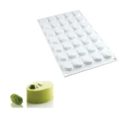 Silikomart Siliconen Vorm Micro Oval 26,5x19,5x12,5mm (35)