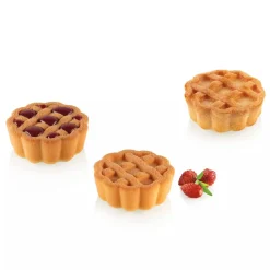 Silikomart Siliconen Vorm Crostata XS (15) Ø4,4x1,7cm