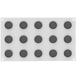 Silikomart Siliconen Vorm Bignè Perfetto (15) Ø4,5x2,5cm