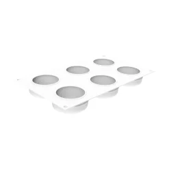 Silikomart Siliconen Vorm Neve (6) Ø7x3cm