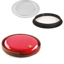 Silikomart Siliconenvorm & Taartring Set Rond Ø19cm