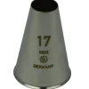 Spuitmondje Glad RVS 17mm