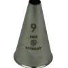Spuitmondje Glad RVS 9mm