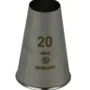 Spuitmondje Glad RVS 20mm