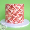 Sweet Stamp Stencil Scallop 21,5x25cm