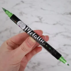 Sweet Stamp Stift Eetbare Inkt Dubbelzijdig Metallic Groen