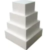 Taart Dummy vierkant 7cm - 25x25cm
