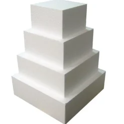 Taart Dummy vierkant 10cm - 30x30cm