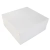 Taartdoos 35x35x15cm. Wit 3st