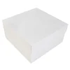 Taartdoos 30x30x15cm. Wit 3st