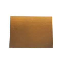 Taartkarton Rechthoek Goud/Zwart 30x40cm per stuk