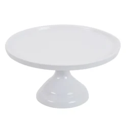 Taartplateau Wit Melamine Ø23,5x12cm