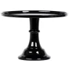 Taartplateau Zwart Melamine Ø30x20cm