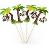 Taartprikker Slingeraap in Palm 25cm 50st.