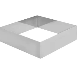 Taartring RVS Vierkant 22x22x5cm