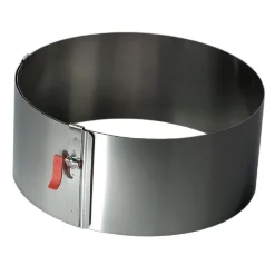 Taartring Verstelbaar met Klem Ø17-30cm x 15cm