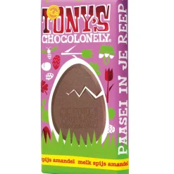 Tony's Chocolonely Paasreep Melk / Spijs / Nootjes 180g