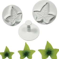 Uitstekerset Veined Ivy Leaf PME, set van 3