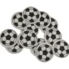 Voetbalschildje Suiker Ø25mm 12st.