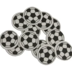 Voetbalschildje Suiker Ø25mm 288st.