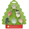 Wilton Koekjesuitsteker Kerstboom Set/6**